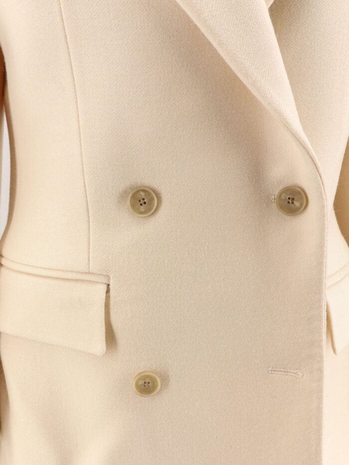 ROHE Hourglass Wool Double-breasted Coat