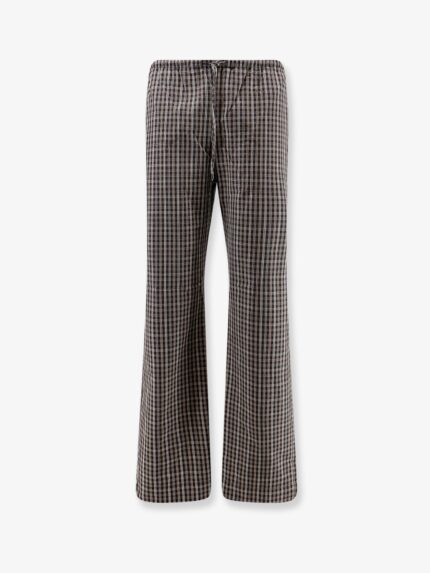 ROHE Madras Cotton Trousers