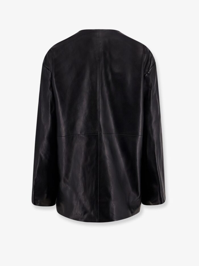 ROHE Mandarin Closure Leather Jacket