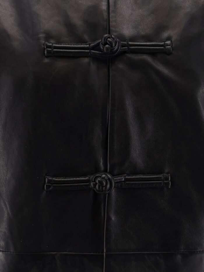 ROHE Mandarin Closure Leather Jacket