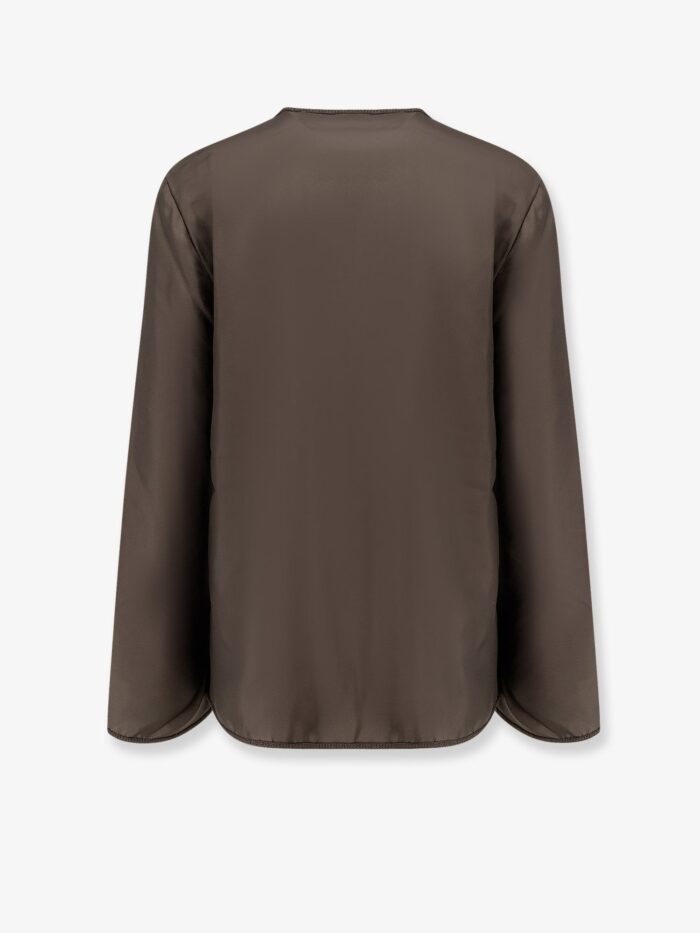 ROHE Mandarin Closure Silk Top