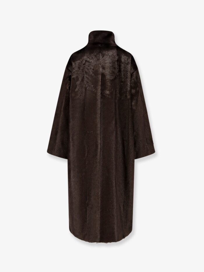 ROHE Mandarin Faux Fur Coat