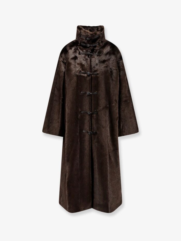 ROHE Mandarin Faux Fur Coat