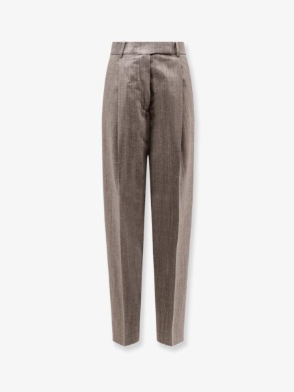 ROHE Mélange Wool And Viscose Trousers