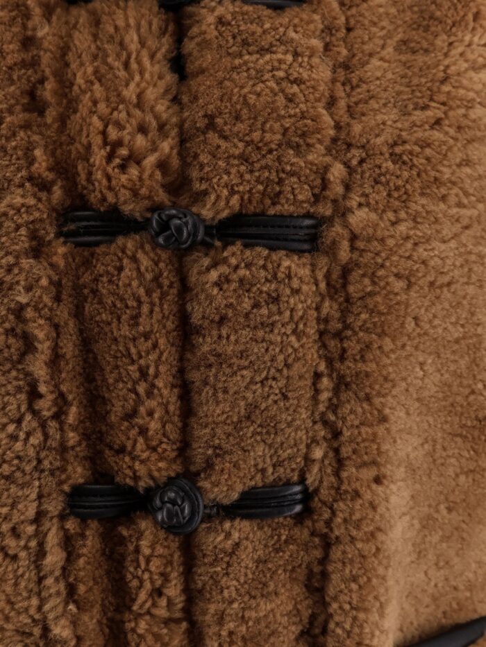 rohe oversize shearling coat ROHE Oversize Shearling Coat