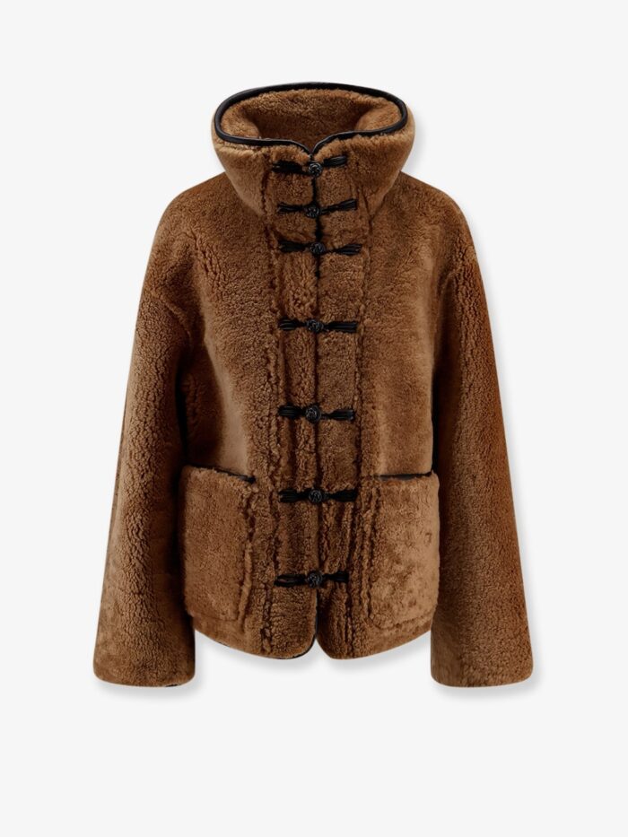 rohe oversize shearling coat ROHE Oversize Shearling Coat