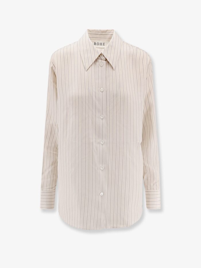 ROHE Silk Striped Shirt
