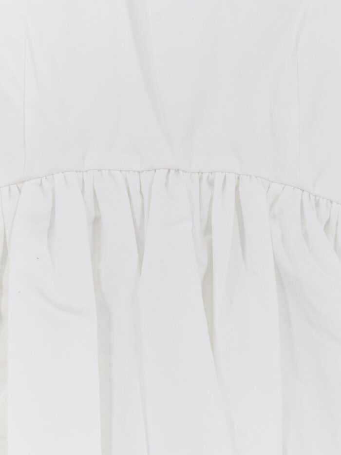 ROHE Voluminous Peplum Cotton Tank Top