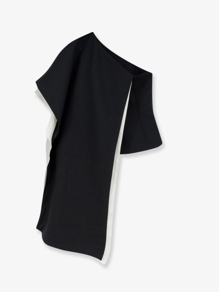 ROHE Wool Blend Top With Silk Inserts