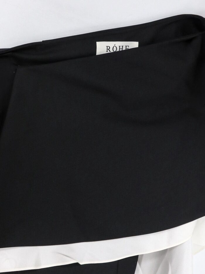 ROHE Wool Blend Top With Silk Inserts