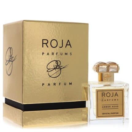 Roja Amber Aoud Crystal By Roja Parfums - Extrait De Parfum Spray (Unisex) 3.4 Oz