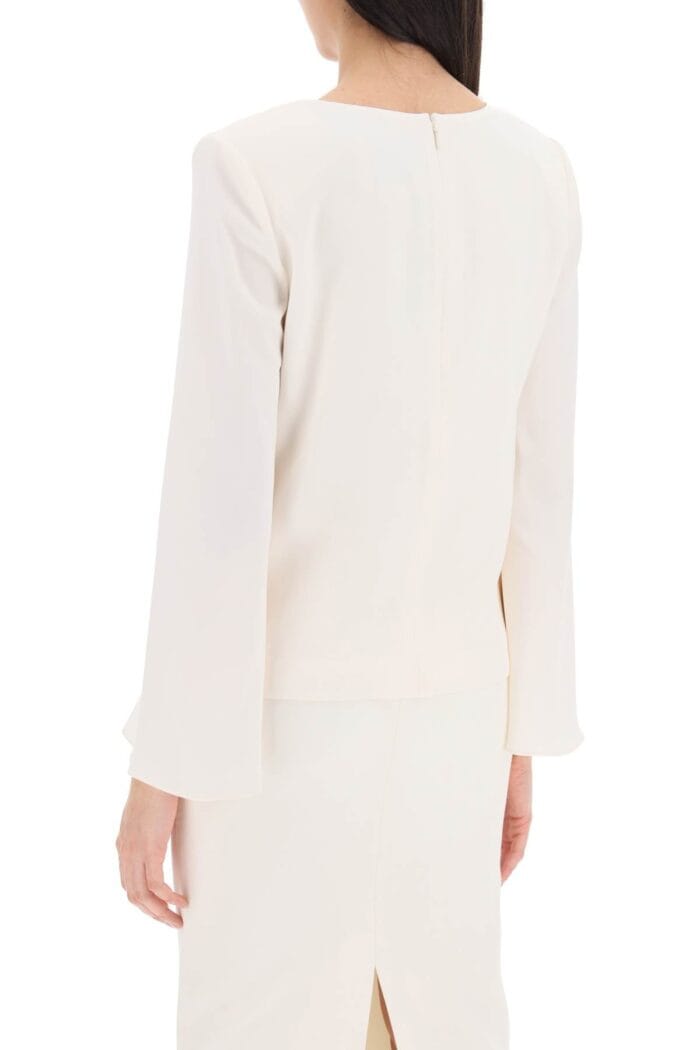 ROLAND MOURET "cady Top With Flared Sleeve"