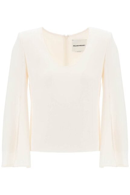 ROLAND MOURET "cady Top With Flared Sleeve"