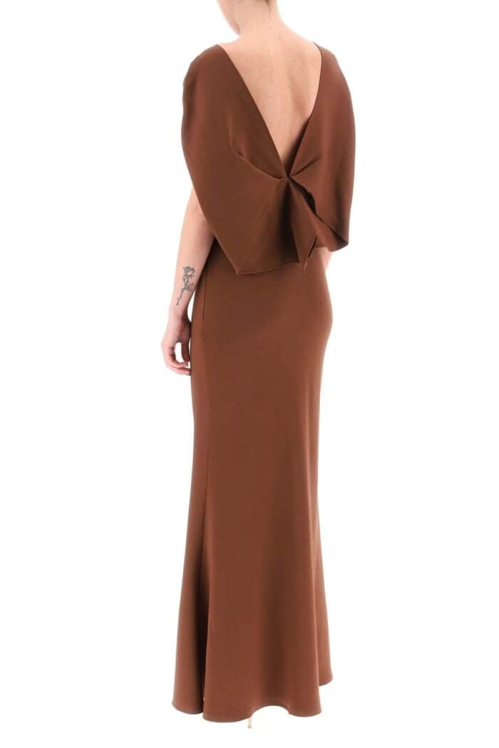 ROLAND MOURET Long Cady Dress