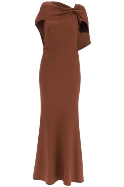 ROLAND MOURET Long Cady Dress