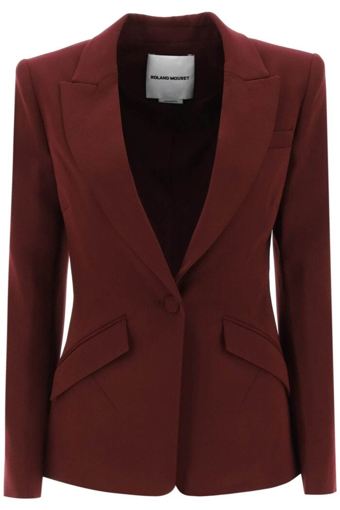 Roland Mouret Stretch Cady Single-breasted Blazer