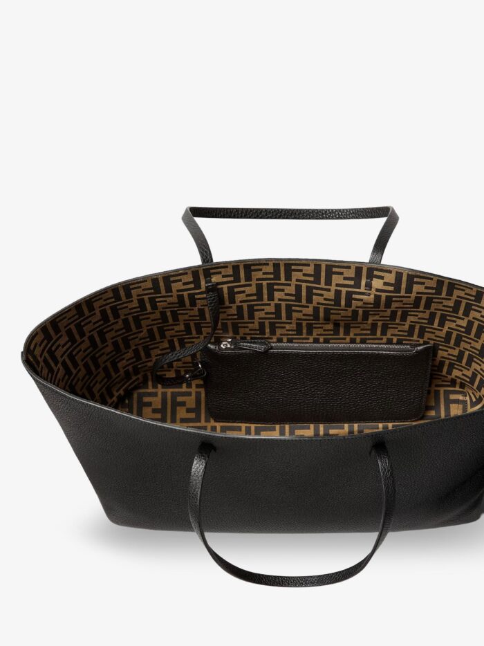 Fendi Roll Large Roman Leather Shopper