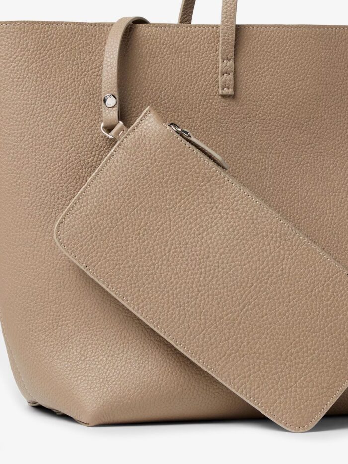 Fendi Roll Medium Leather Shopping Bag