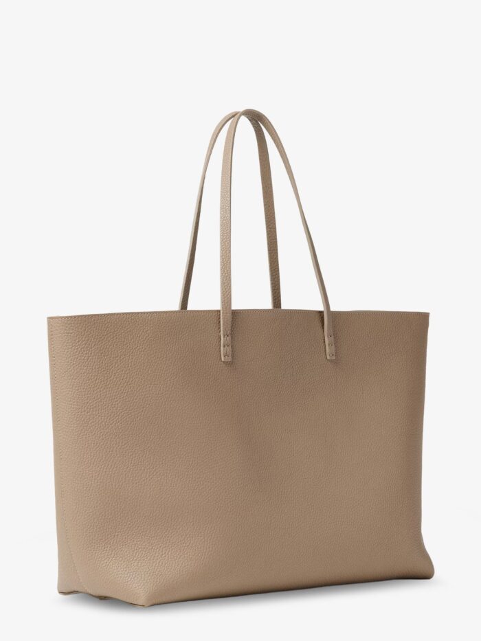 Fendi Roll Medium Leather Shopping Bag