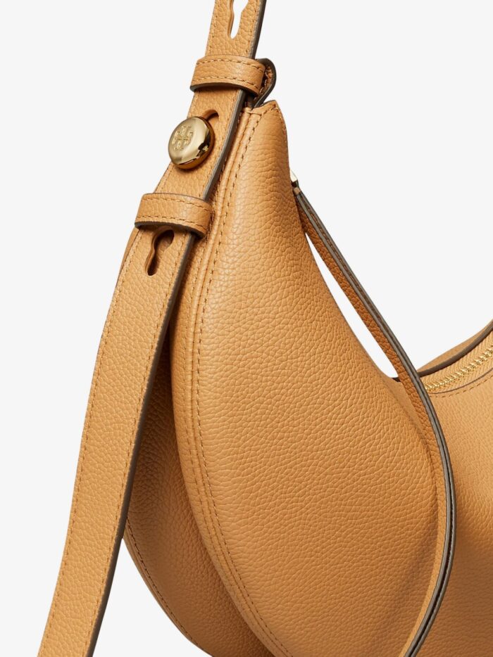 Tory Burch Romy Half Moon Leather Shoulder Bag