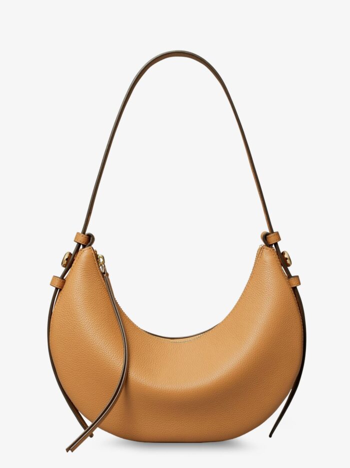 tory burch romy half moon leather shoulder bag Tory Burch Romy Half Moon Leather Shoulder Bag
