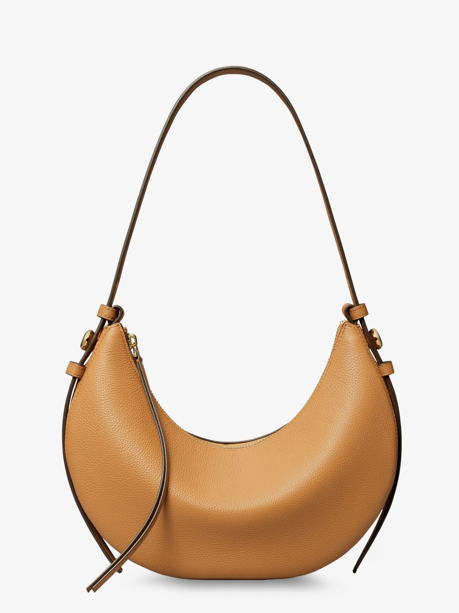 Tory Burch Romy Half Moon Leather Shoulder Bag