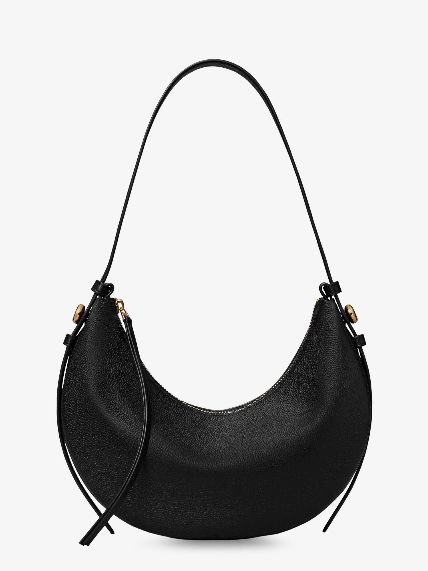 Tory Burch Romy Half Moon Leather Shoulder Bag