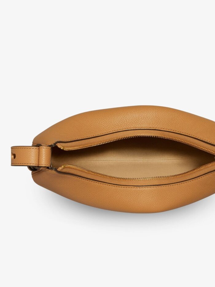 Tory Burch Romy Half Moon Leather Shoulder Bag