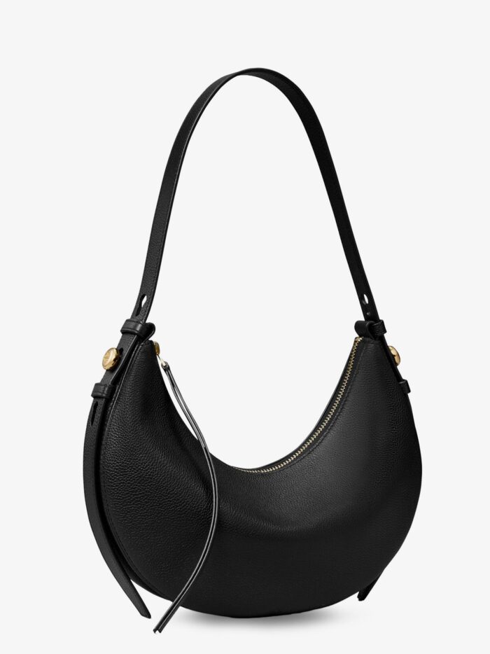 Tory Burch Romy Half Moon Leather Shoulder Bag