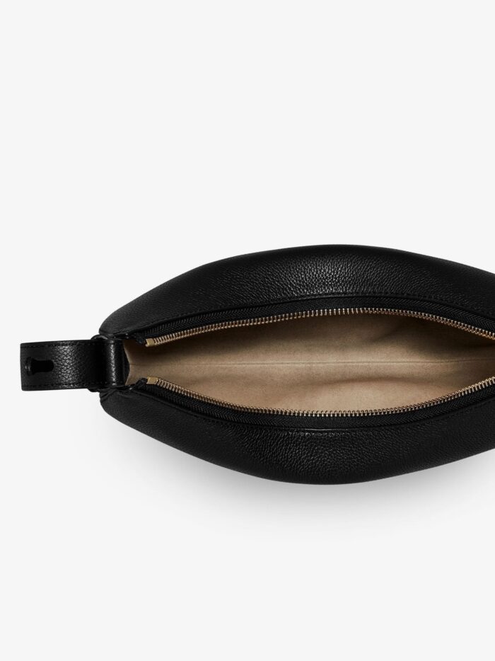 Tory Burch Romy Half Moon Leather Shoulder Bag