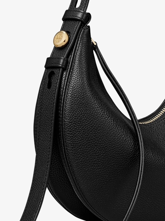 Tory Burch Romy Half Moon Leather Shoulder Bag