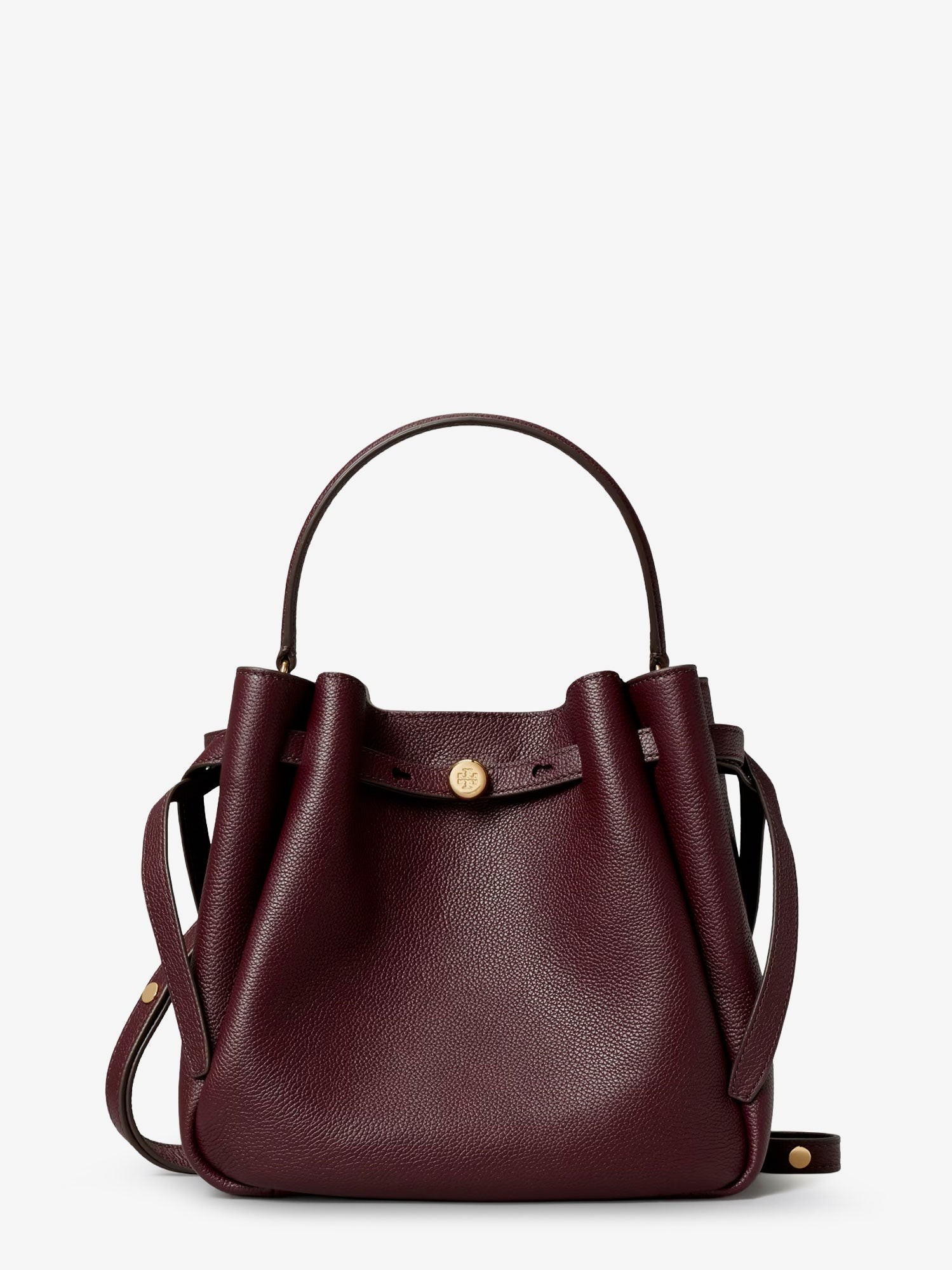 Tory Burch Romy Leather Bucket Bag