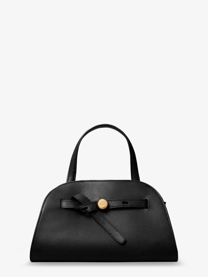 Tory Burch Romy Small Leather Satchel Bag With Shoulder Strap