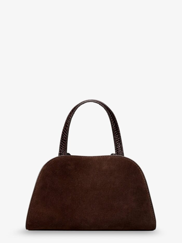 Tory Burch Romy Small Suede Satchel Bag With Shoulder Strap