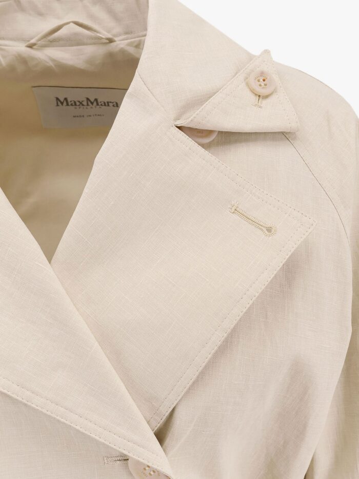 Ronco Max Mara Sfilata Coated Linen Trench