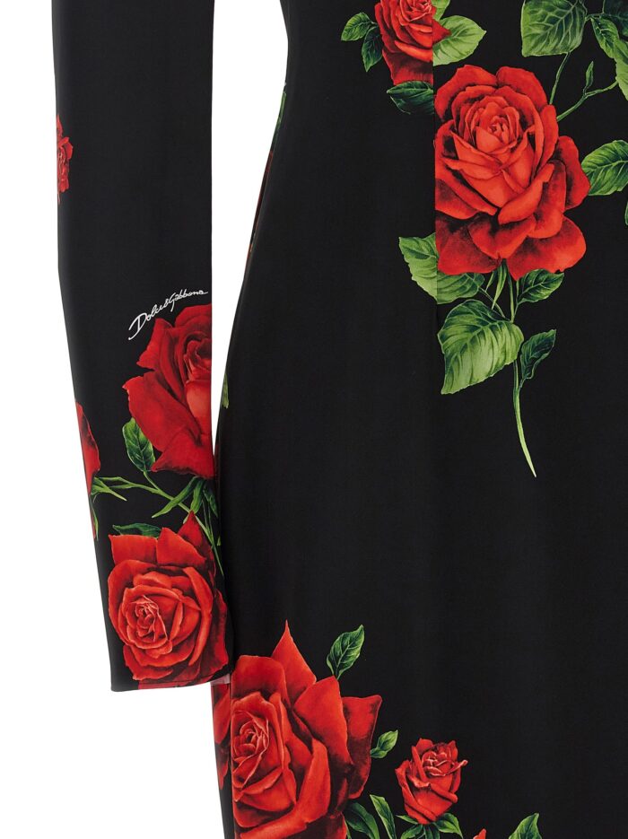 Dolce & Gabbana 'Rose' Longuette Dress