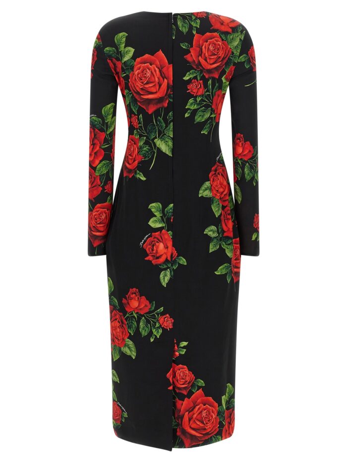 Dolce & Gabbana 'Rose' Longuette Dress