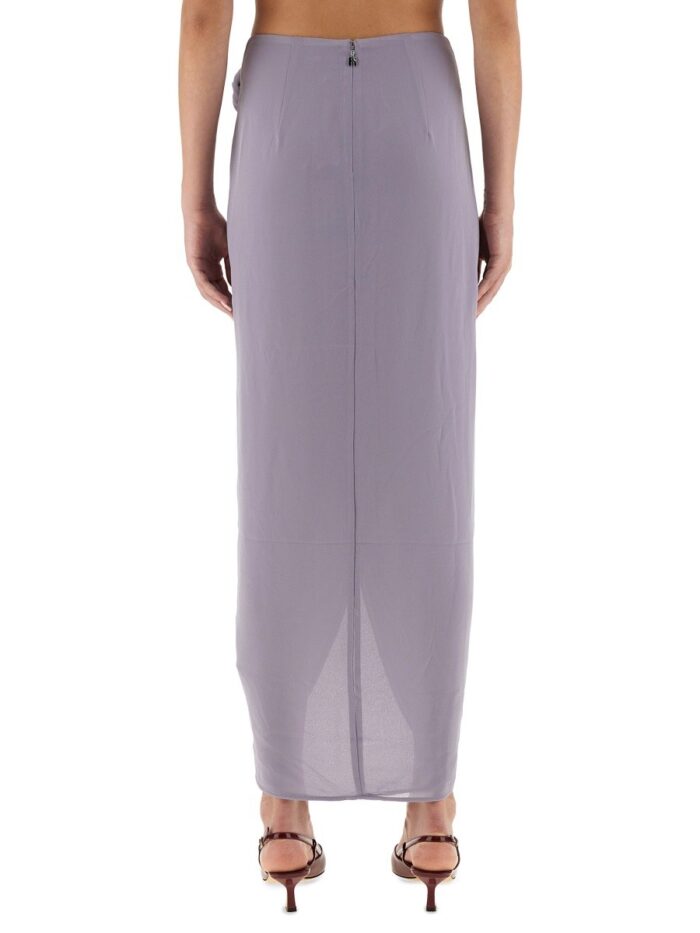 ROTATE BIRGER CHRISTENSEN ASYMMETRICAL SKIRT WITH DICTATION
