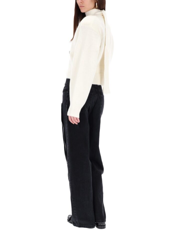 ROTATE BIRGER CHRISTENSEN CARDIGAN WITH SCARF