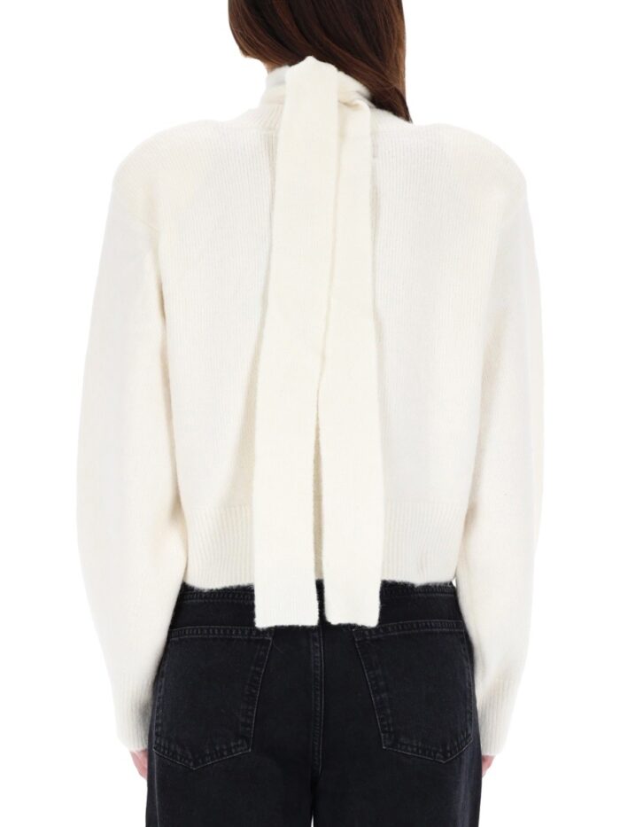 ROTATE BIRGER CHRISTENSEN CARDIGAN WITH SCARF