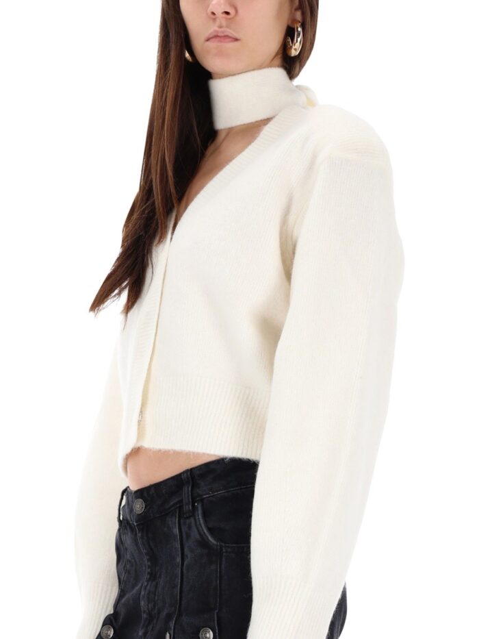 ROTATE BIRGER CHRISTENSEN CARDIGAN WITH SCARF