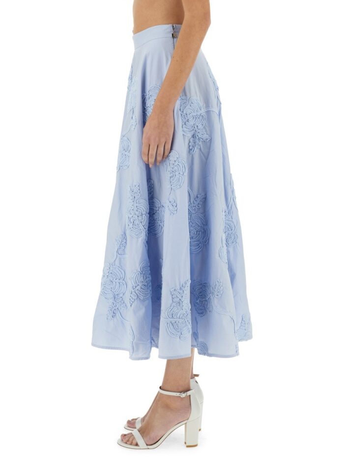 ROTATE BIRGER CHRISTENSEN FLORAL MAXI SKIRT