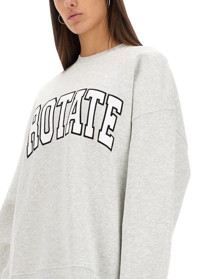 ROTATE BIRGER CHRISTENSEN HEAVY COTTON SWEATSHIRT