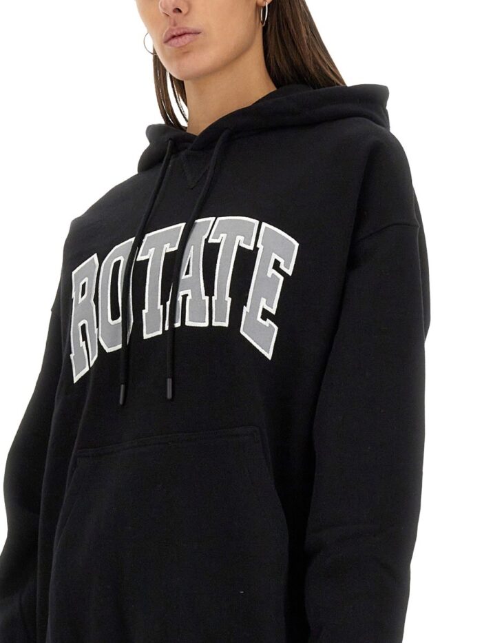 ROTATE BIRGER CHRISTENSEN HEAVY COTTON SWEATSHIRT