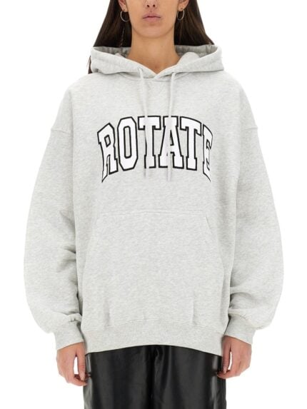 ROTATE BIRGER CHRISTENSEN HEAVY COTTON SWEATSHIRT