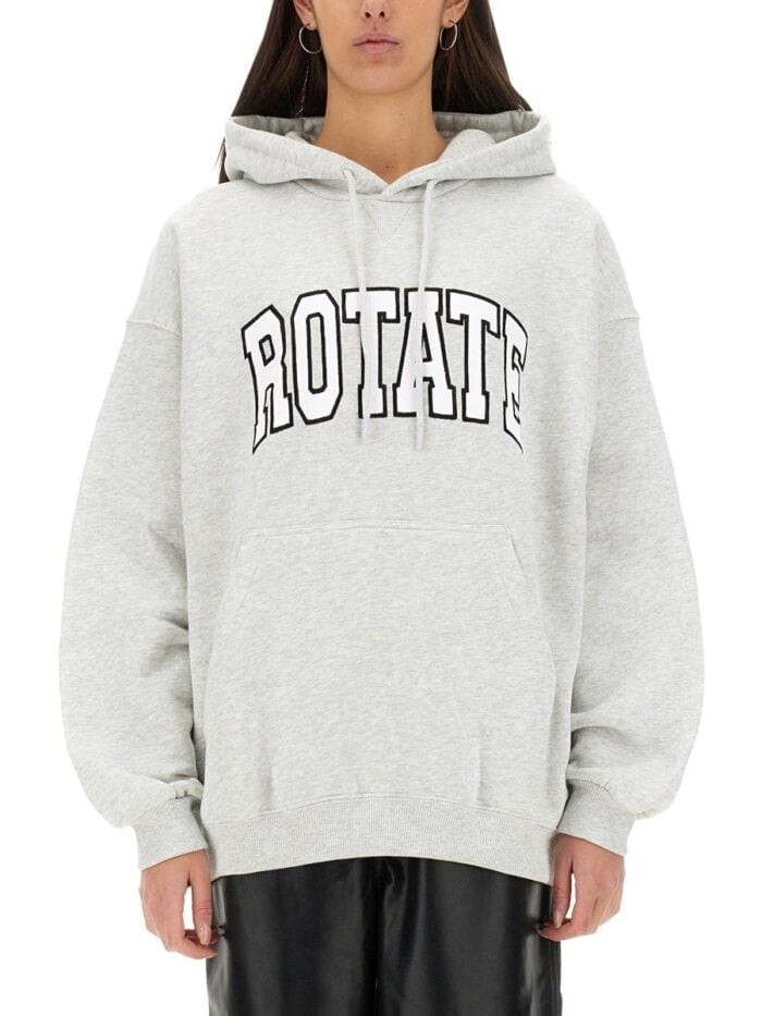 ROTATE BIRGER CHRISTENSEN HEAVY COTTON SWEATSHIRT