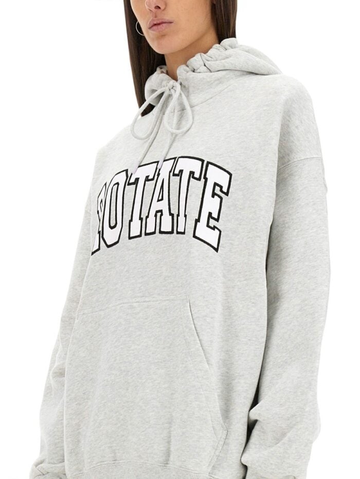ROTATE BIRGER CHRISTENSEN HEAVY COTTON SWEATSHIRT