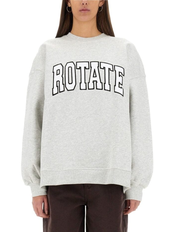 ROTATE BIRGER CHRISTENSEN HEAVY COTTON SWEATSHIRT