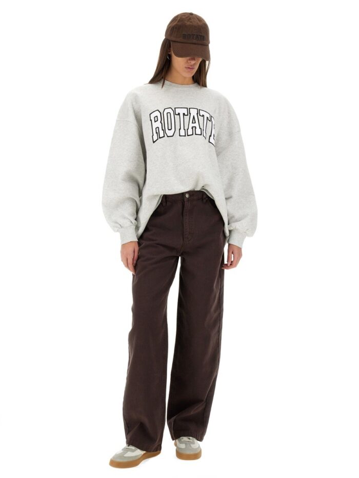 ROTATE BIRGER CHRISTENSEN HEAVY COTTON SWEATSHIRT