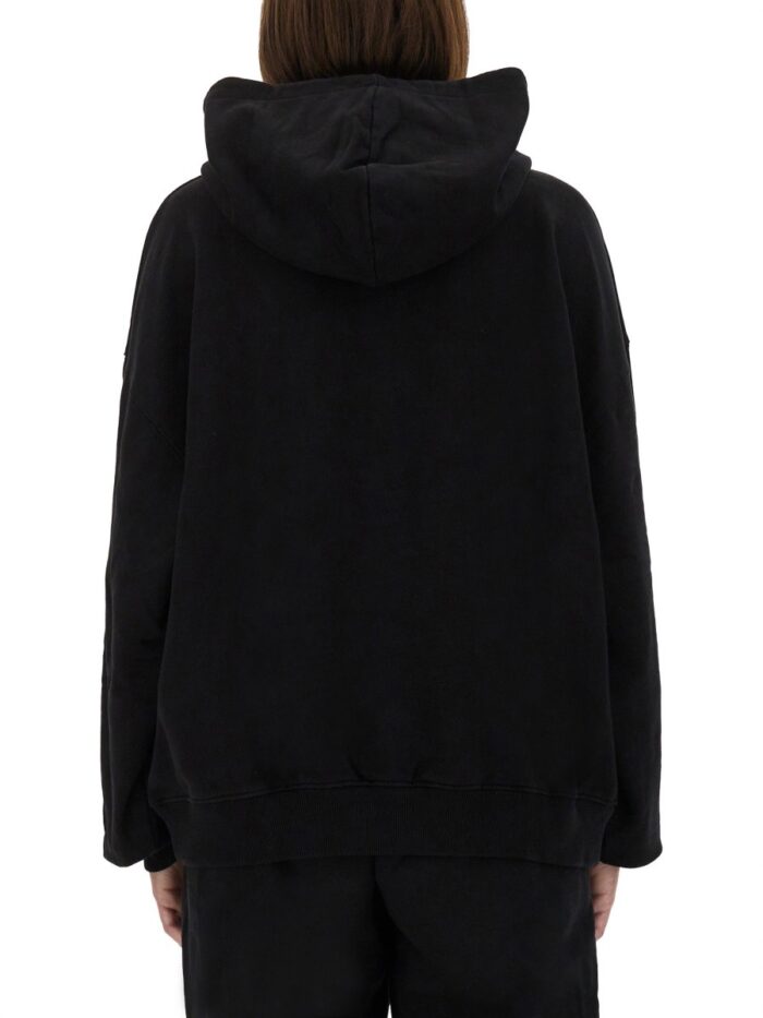 ROTATE BIRGER CHRISTENSEN HOODED SWEATSHIRT WITH LOGO